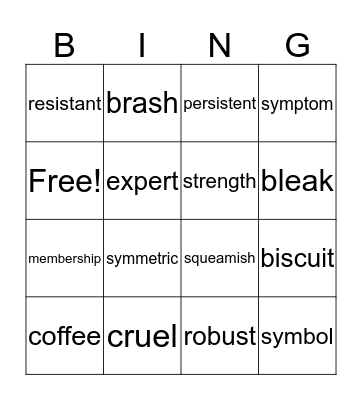 Logic of English 3C Bingo Card