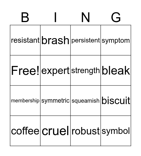 Logic of English 3C Bingo Card