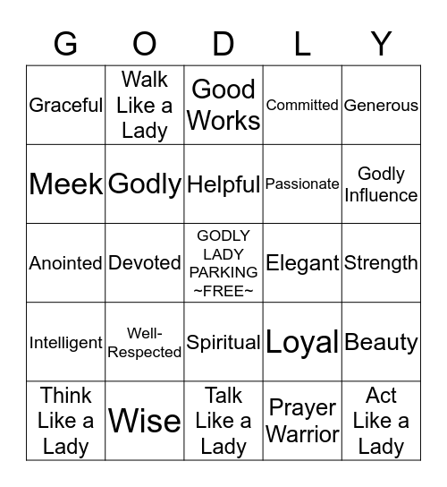 SPR - 2017 WOMEN'S RETREAT Bingo Card