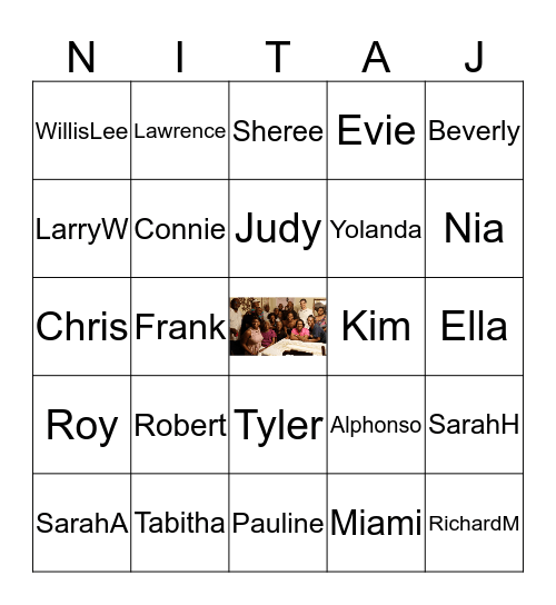 Grandma's 90th Birthday Celebration Bingo Card