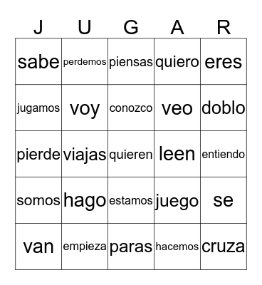 Loteria Bingo Card