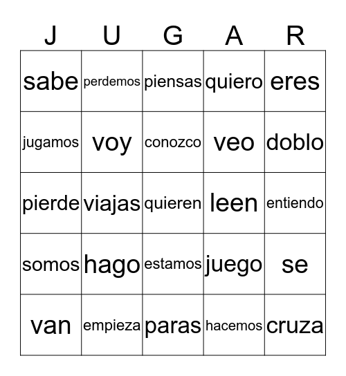 Loteria Bingo Card