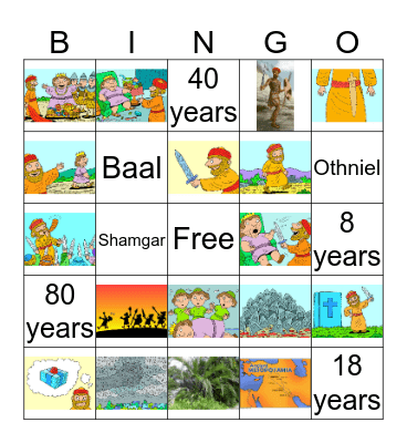 The First Judges Bingo Card