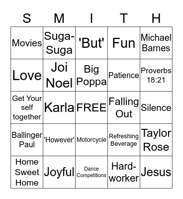 Incredible Independence Day 2013 Bingo Card