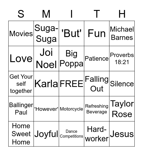 Incredible Independence Day 2013 Bingo Card