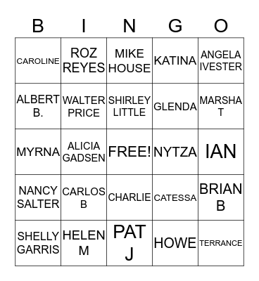 CAPGEMINI 4TH OF JULY BINGO BLAST Bingo Card