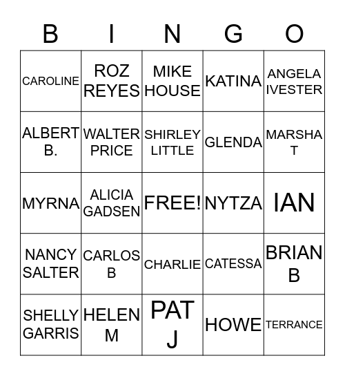 CAPGEMINI 4TH OF JULY BINGO BLAST Bingo Card