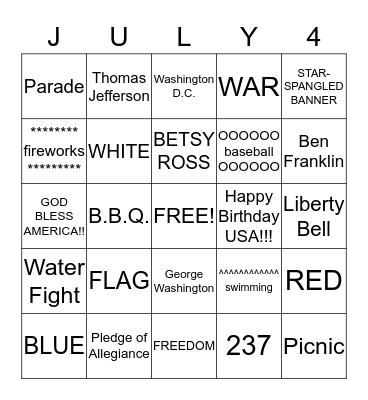 H A P P Y Bingo Card