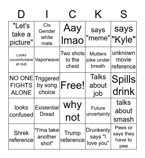 Birthday at Howl Bingo Card