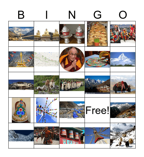 Picture Bingo Card