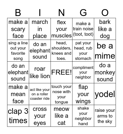 SOCIAL  Bingo Card