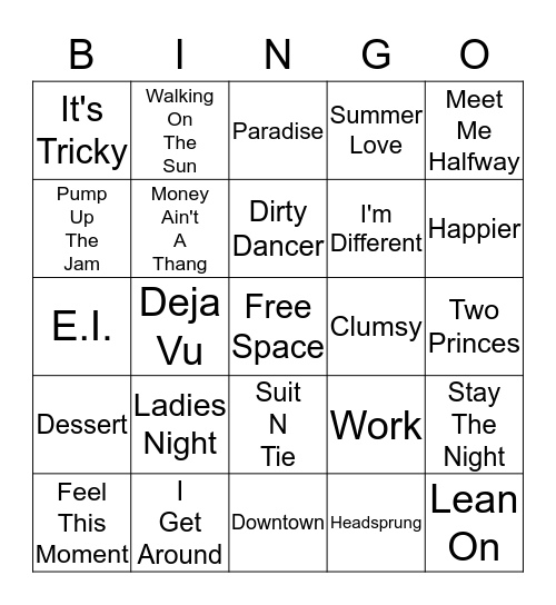 All Mixed Up Card 10 Bingo Card