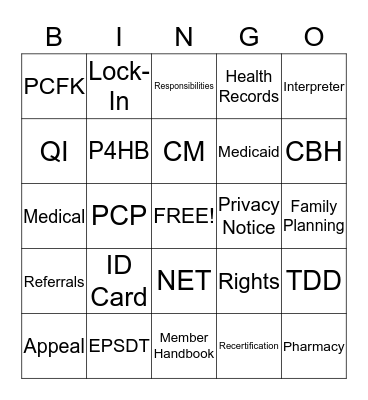 Peach State BINGO Blast Bingo Card