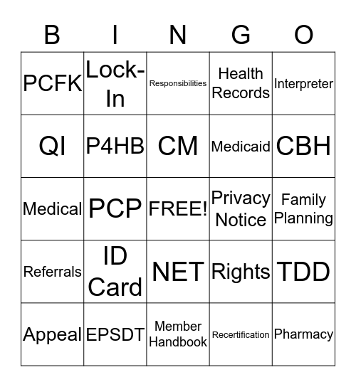 Peach State BINGO Blast Bingo Card