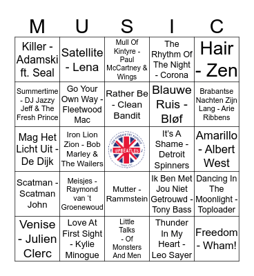 211 Bingo Card