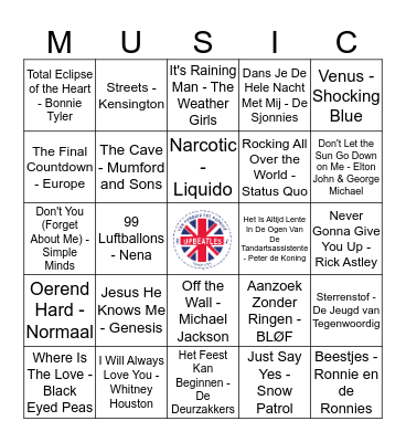 406 Bingo Card