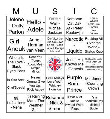 409 Bingo Card