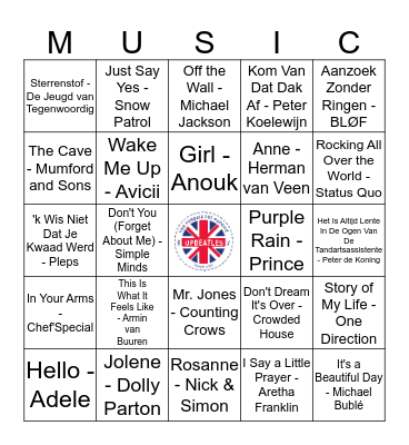412 Bingo Card