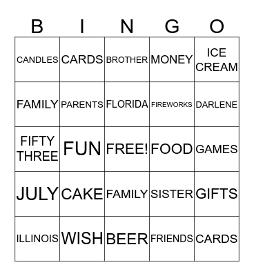 REED Bingo Card