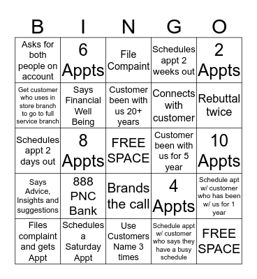 2J BINGO Card