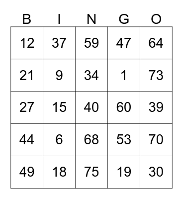 Brittany  Bingo Card