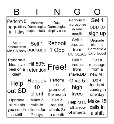Summer Bingo  Bingo Card