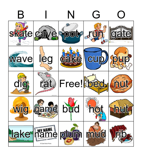 Coco Phonics 5 Bingo Card