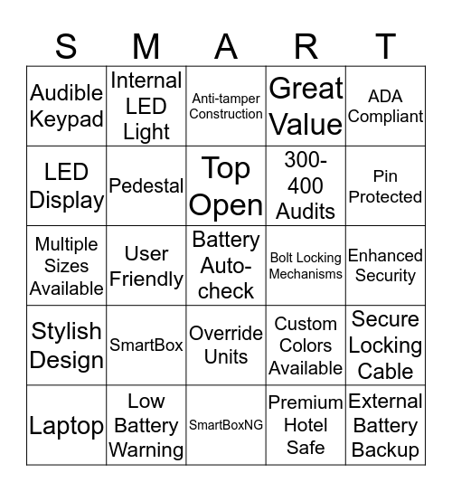 Hilton Safety & Security Conference 2017 - Card A Bingo Card