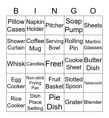 Amanda and Matt are Getting Married! Bingo Card