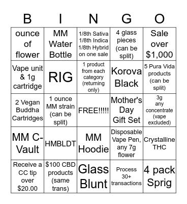 BINGO! Bingo Card