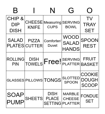 Amanda and Matt are Getting Married! Bingo Card