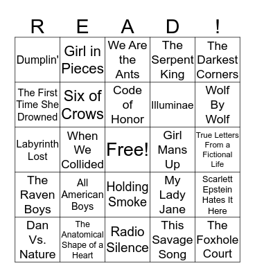 Peach Books & More! Bingo Card