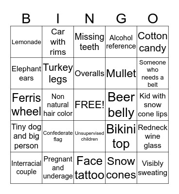 eutawville festival Bingo Card