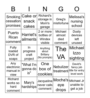 Brooklyn Bingo Card