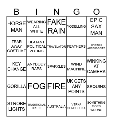 EURO-BINGO 2k17!!!!! Bingo Card