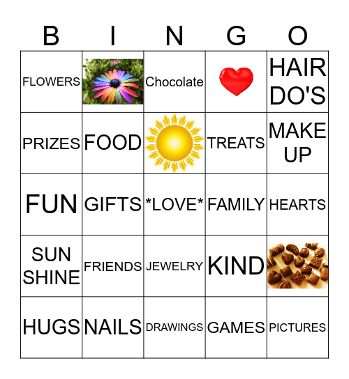 MOMMY Bingo Card