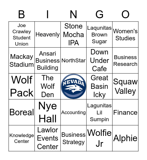 Samuel's Graduation Bingo Card