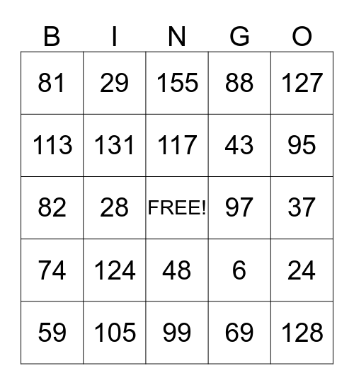 ZGA e.o. Uitvallersbingo Card