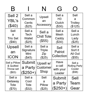 Mighty Pidcock's Bingo Card