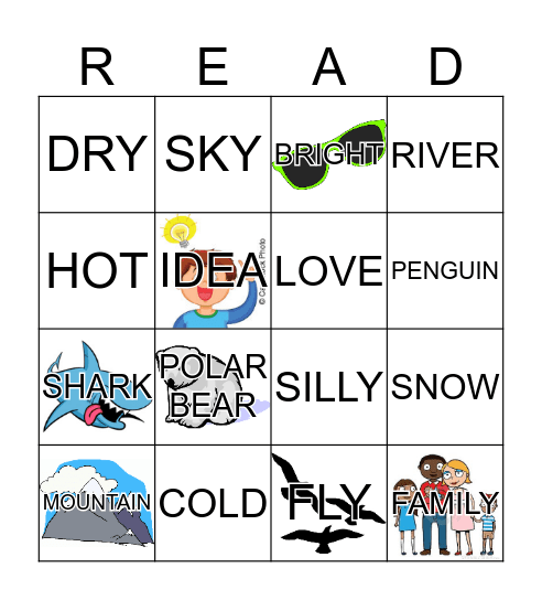 Penguin Problems Bingo Card