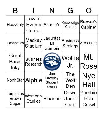 Samuel's Graduation Bingo Card