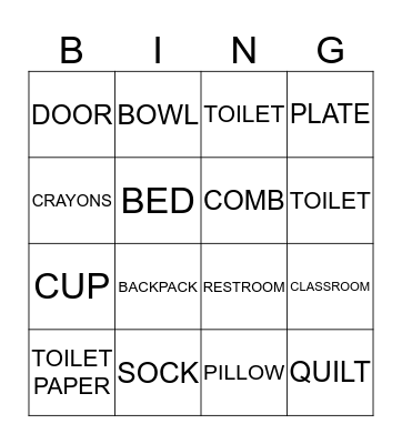 BINGO K4 Bingo Card