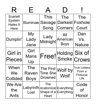 Georgia Peach Books & More Bingo Card