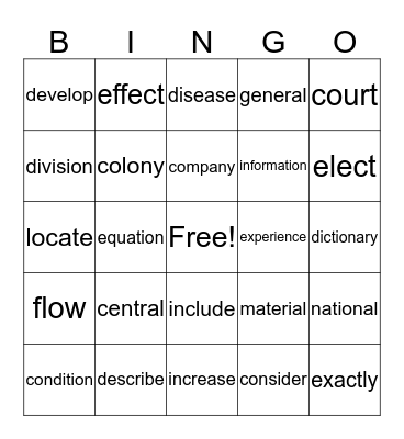 Brigitte's Sight Words Bingo Card