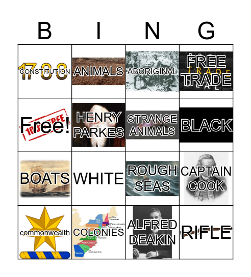 FEDARATION BINGO Card