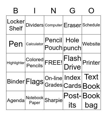 Tools 4 Success Bingo Card