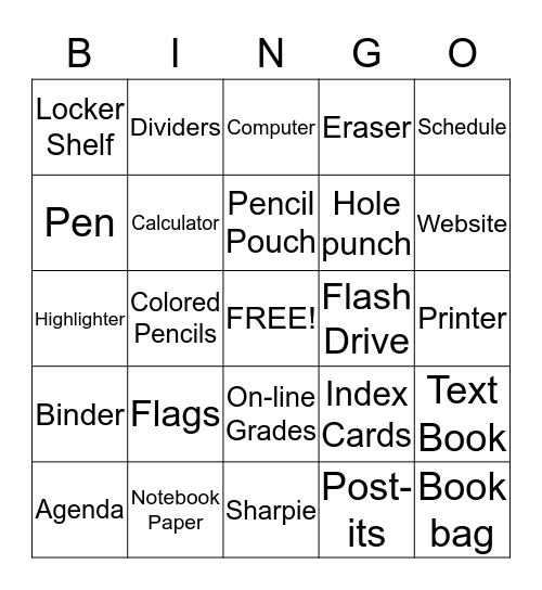 Tools 4 Success Bingo Card