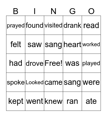 Killing me softly Bingo Card