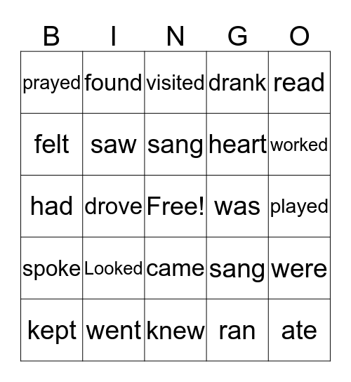 Killing me softly Bingo Card