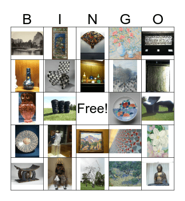 Art Museum 2017 4th Hour Bingo Card